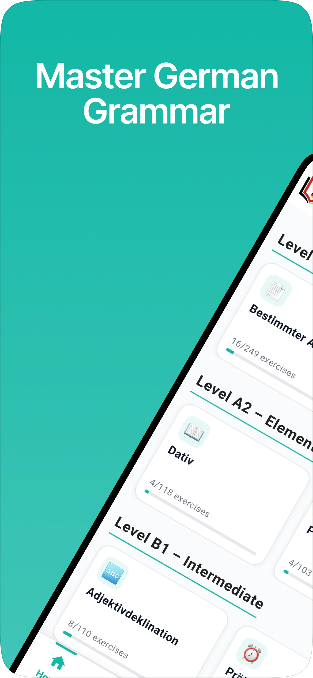 Learn German Grammar A1-B2 screenshot